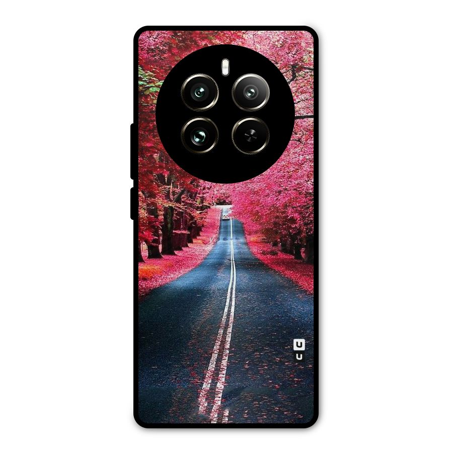 Beautiful Red Trees Metal Back Case for Realme 12 Pro