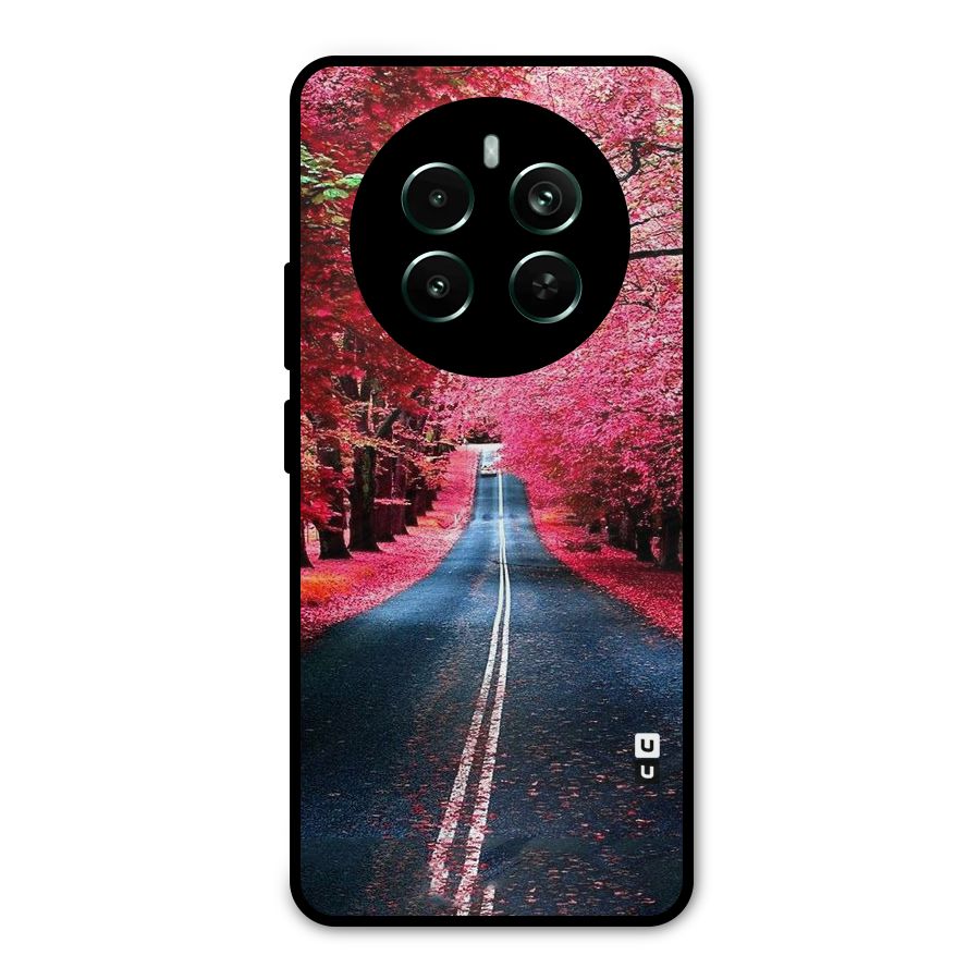 Beautiful Red Trees Metal Back Case for Realme 12 Pro Plus