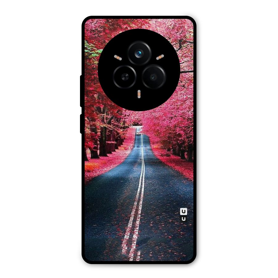 Beautiful Red Trees Metal Back Case for Realme 14 Pro
