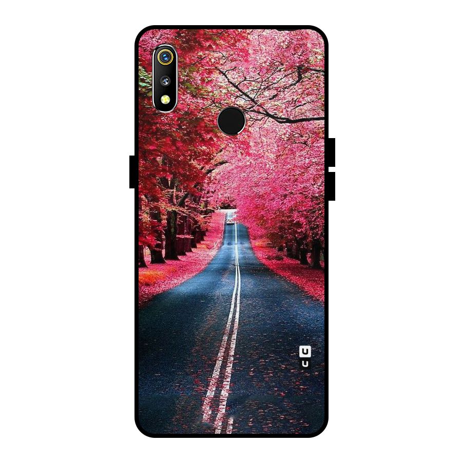 Beautiful Red Trees Metal Back Case for Realme 3i
