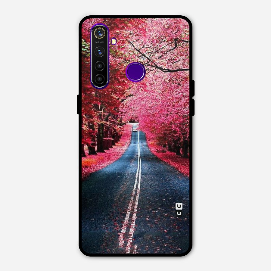 Beautiful Red Trees Metal Back Case for Realme 5 Pro