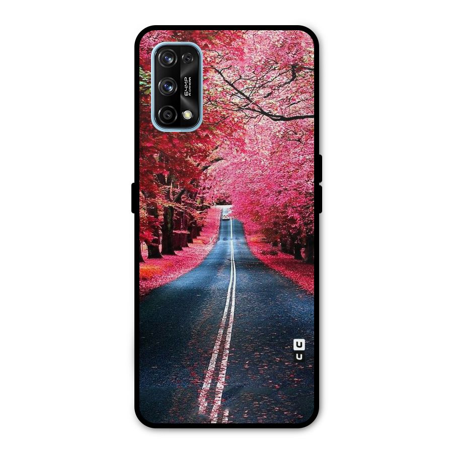 Beautiful Red Trees Metal Back Case for Realme 7 Pro