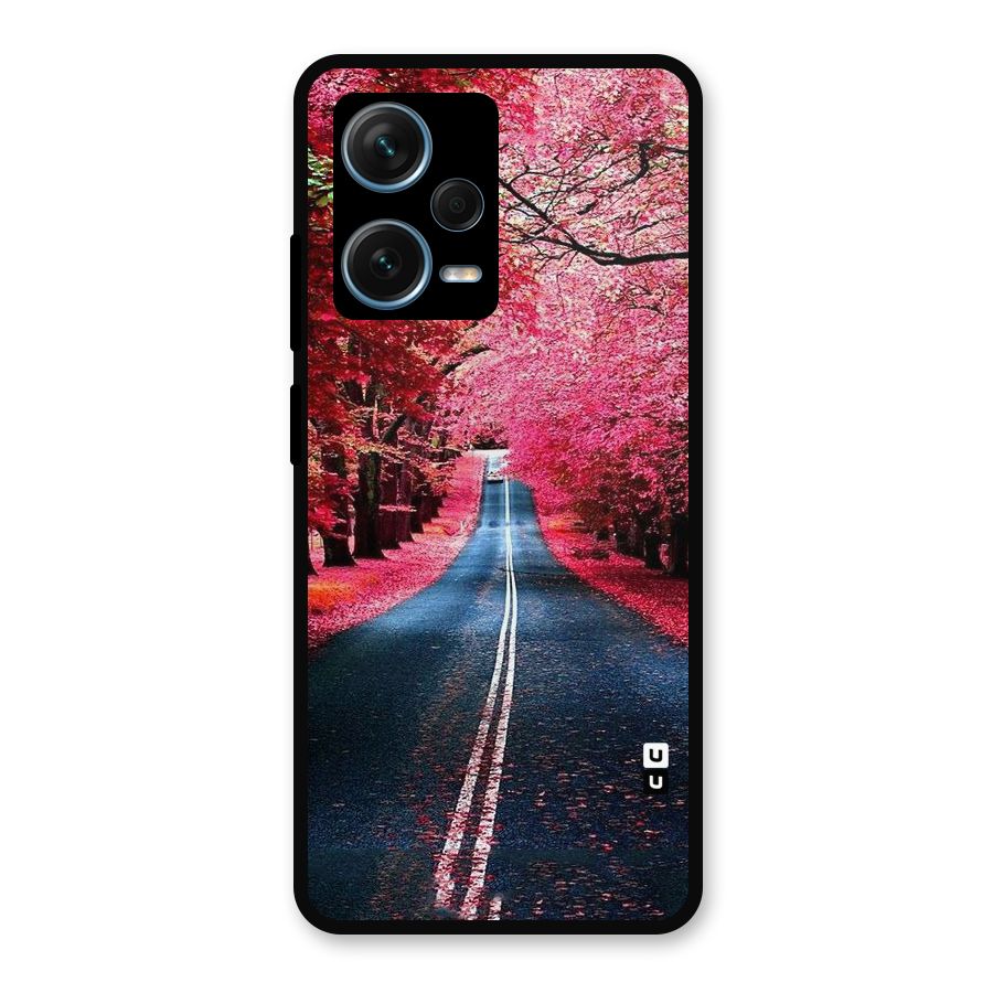 Beautiful Red Trees Metal Back Case for Redmi Note 12 Pro Plus 5G