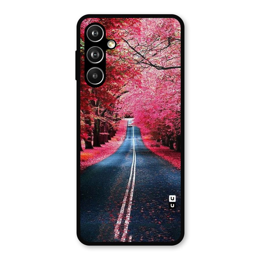Beautiful Red Trees Metal Back Case for Samsung Galaxy M54