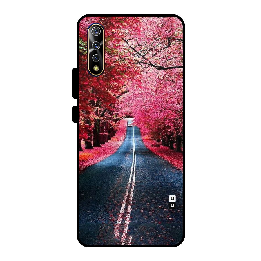 Beautiful Red Trees Metal Back Case for Vivo S1