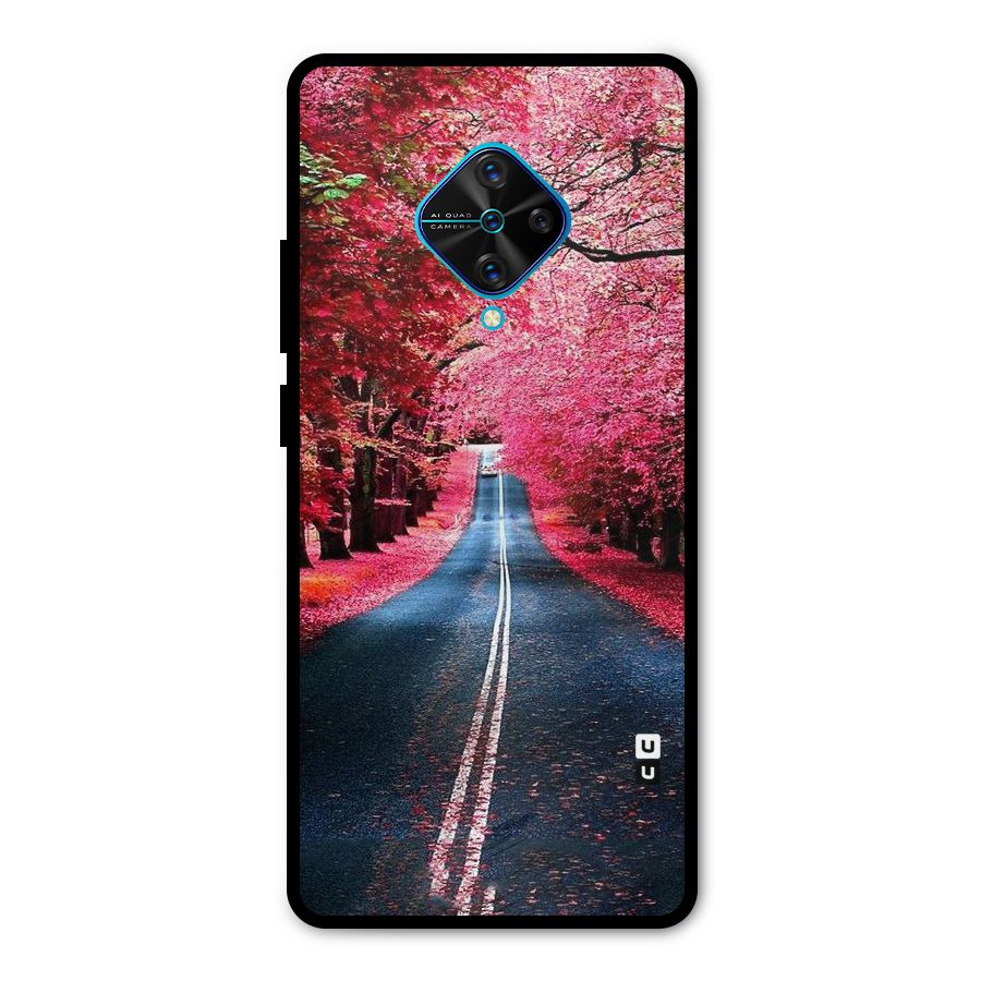 Beautiful Red Trees Metal Back Case for Vivo S1 Pro