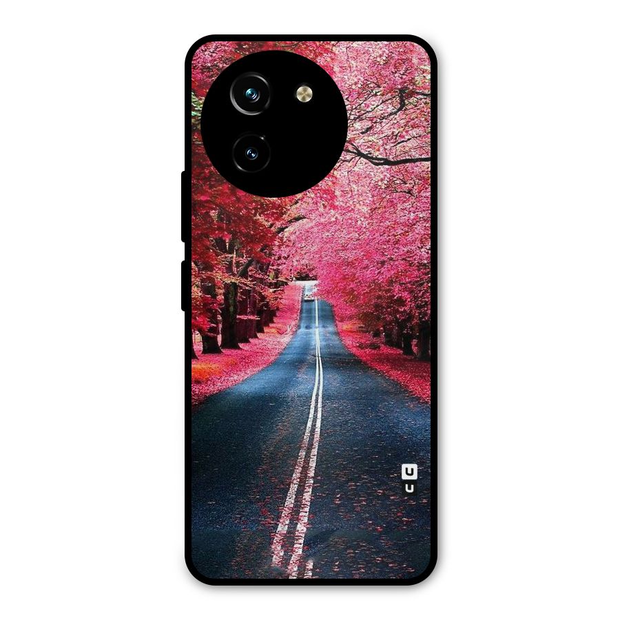 Beautiful Red Trees Metal Back Case for Vivo T3x