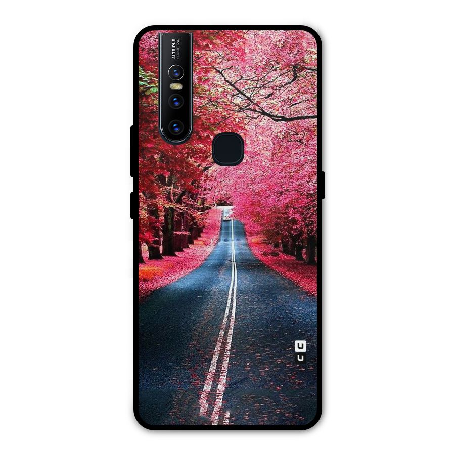 Beautiful Red Trees Metal Back Case for Vivo V15