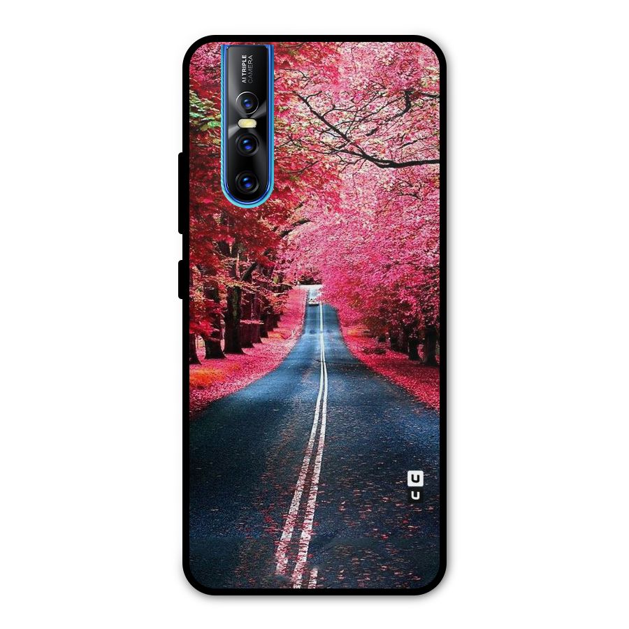 Beautiful Red Trees Metal Back Case for Vivo V15 Pro