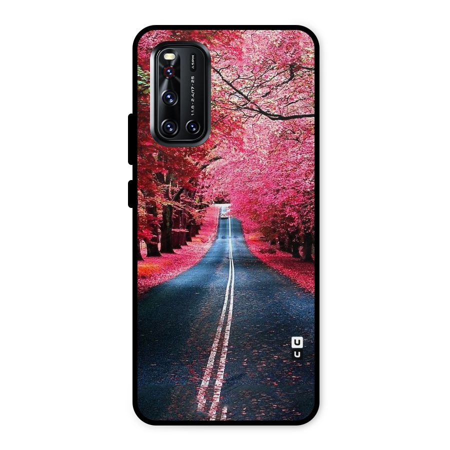 Beautiful Red Trees Metal Back Case for Vivo V19