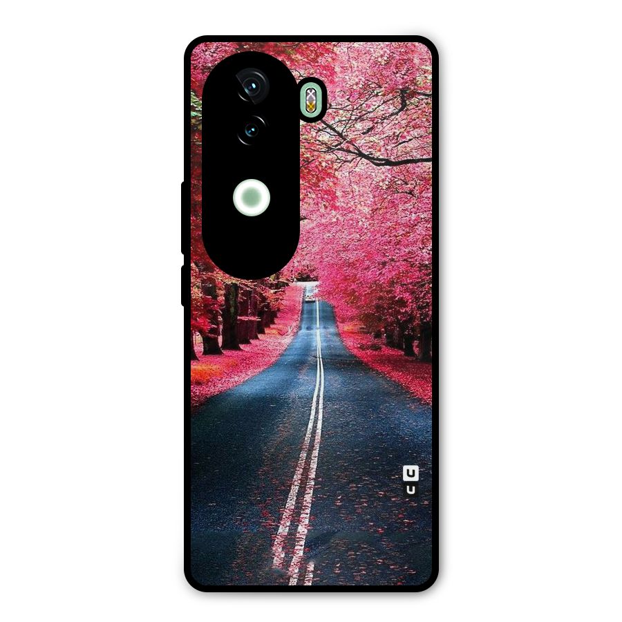 Beautiful Red Trees Metal Back Case for Vivo V40e