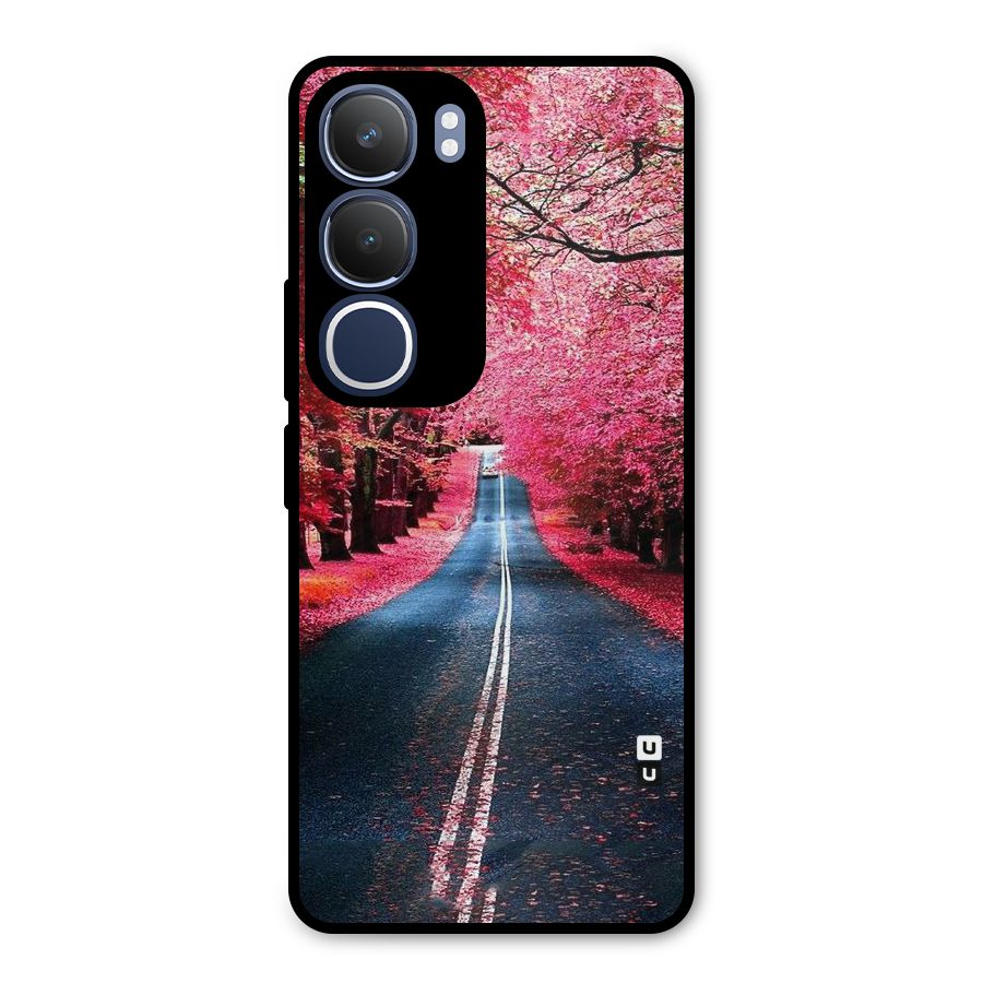 Beautiful Red Trees Metal Back Case for Vivo Y29