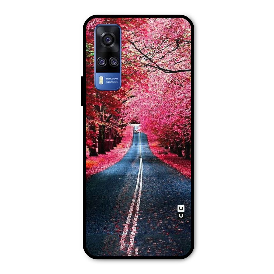 Beautiful Red Trees Metal Back Case for Vivo Y31