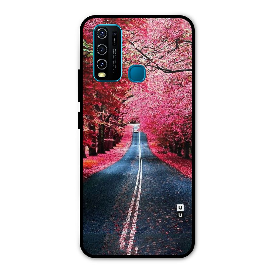 Beautiful Red Trees Metal Back Case for Vivo Y50