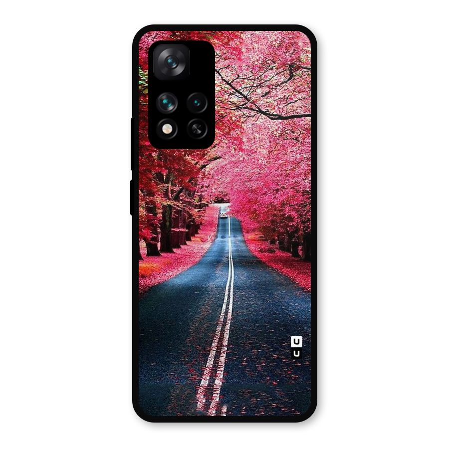 Beautiful Red Trees Metal Back Case for Xiaomi 11i Hypercharge 5G