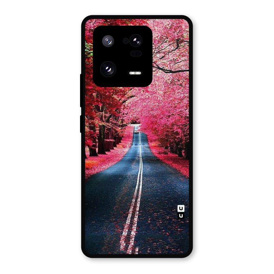 Beautiful Red Trees Metal Back Case for Xiaomi 13 Pro