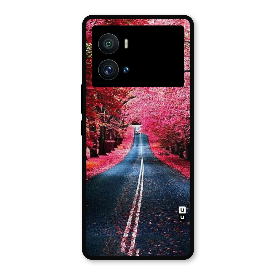 Beautiful Red Trees Metal Back Case for iQOO 9 Pro