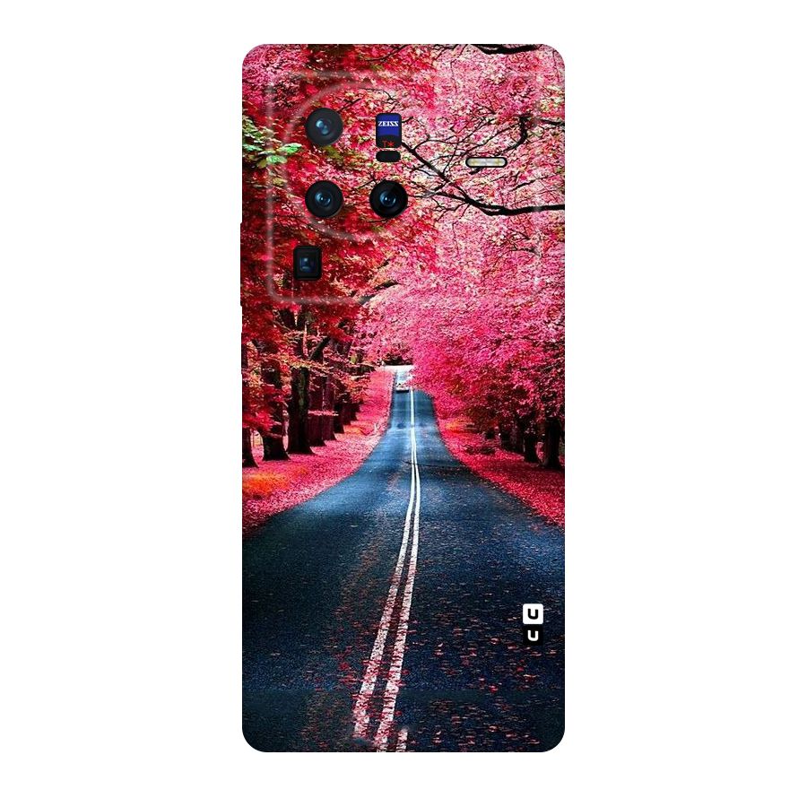 Beautiful Red Trees Original Polycarbonate Back Case for Vivo X80