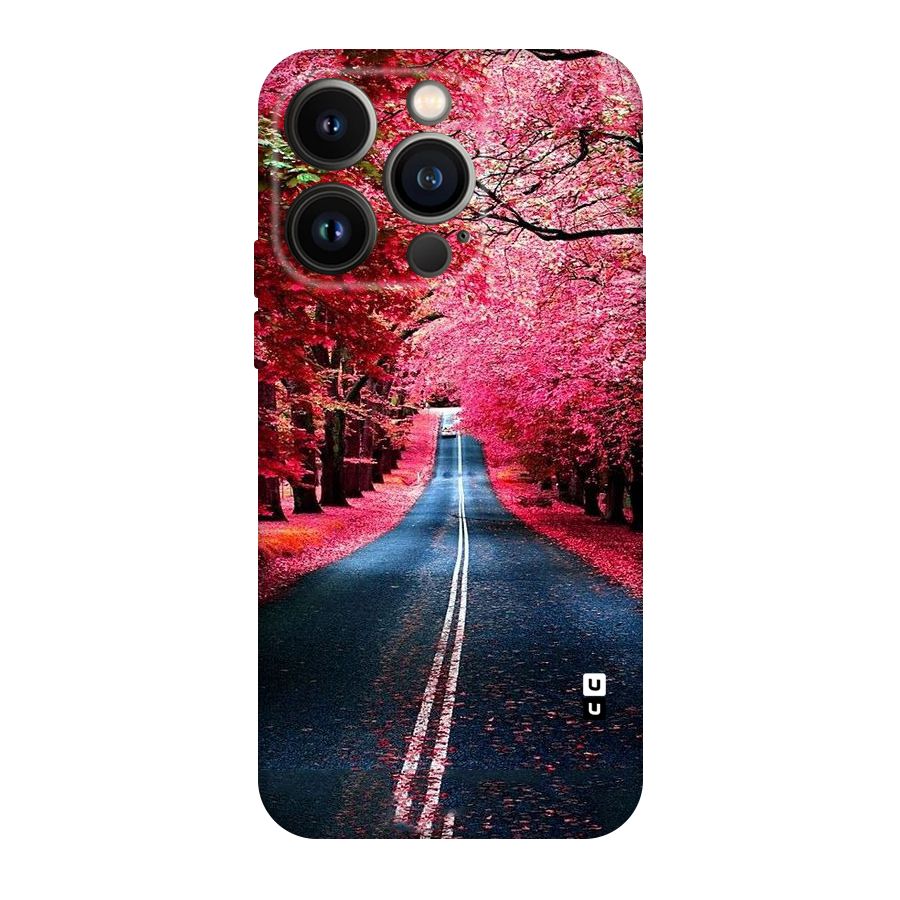 Beautiful Red Trees Original Polycarbonate Back Case for iPhone 14 Pro