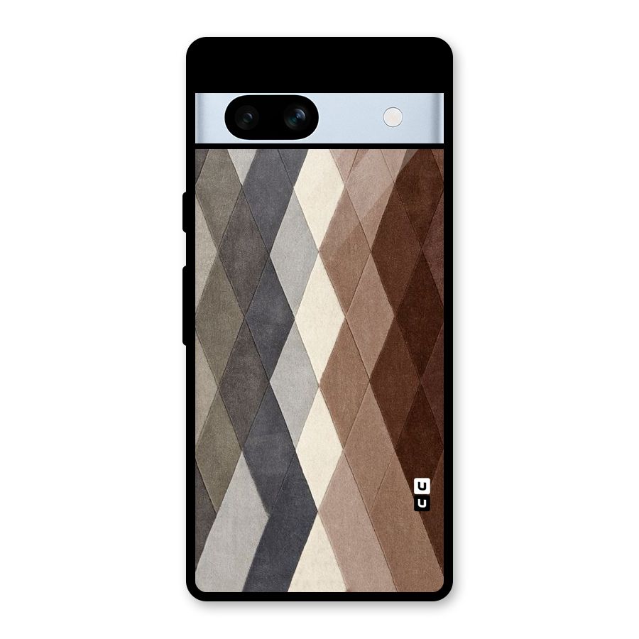 Beautiful Shades Of Diamonds Glass Back Case for Google Pixel 7a