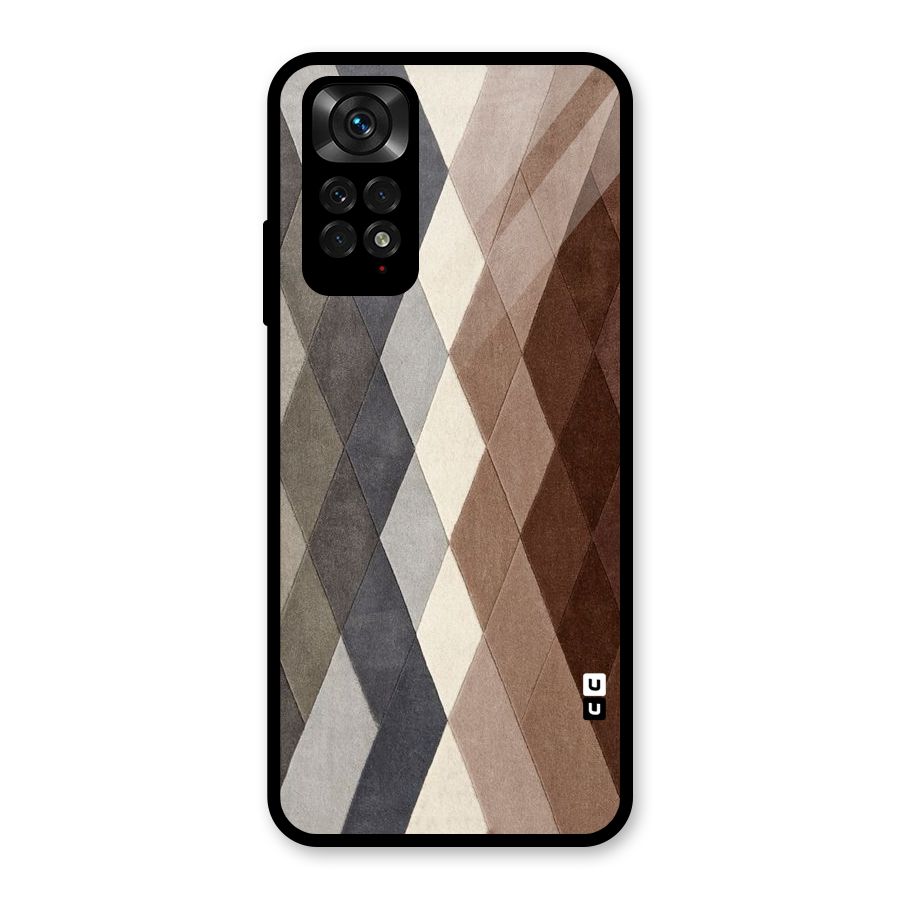 Beautiful Shades Of Diamonds Glass Back Case for Redmi Note 11S