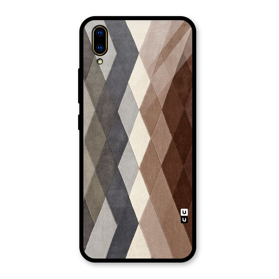 Beautiful Shades Of Diamonds Glass Back Case for Vivo V11 Pro