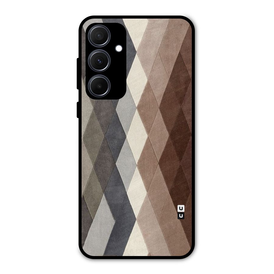 Beautiful Shades Of Diamonds Metal Back Case for Galaxy A35
