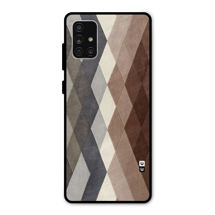 Beautiful Shades Of Diamonds Metal Back Case for Galaxy A71