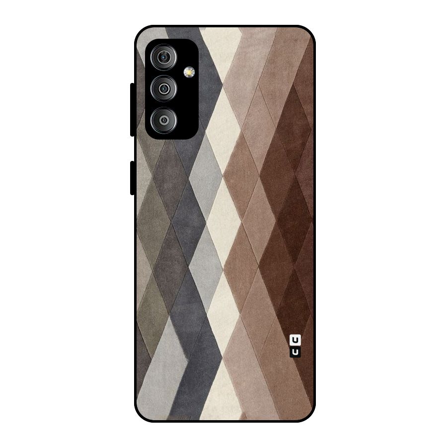 Beautiful Shades Of Diamonds Metal Back Case for Galaxy F23