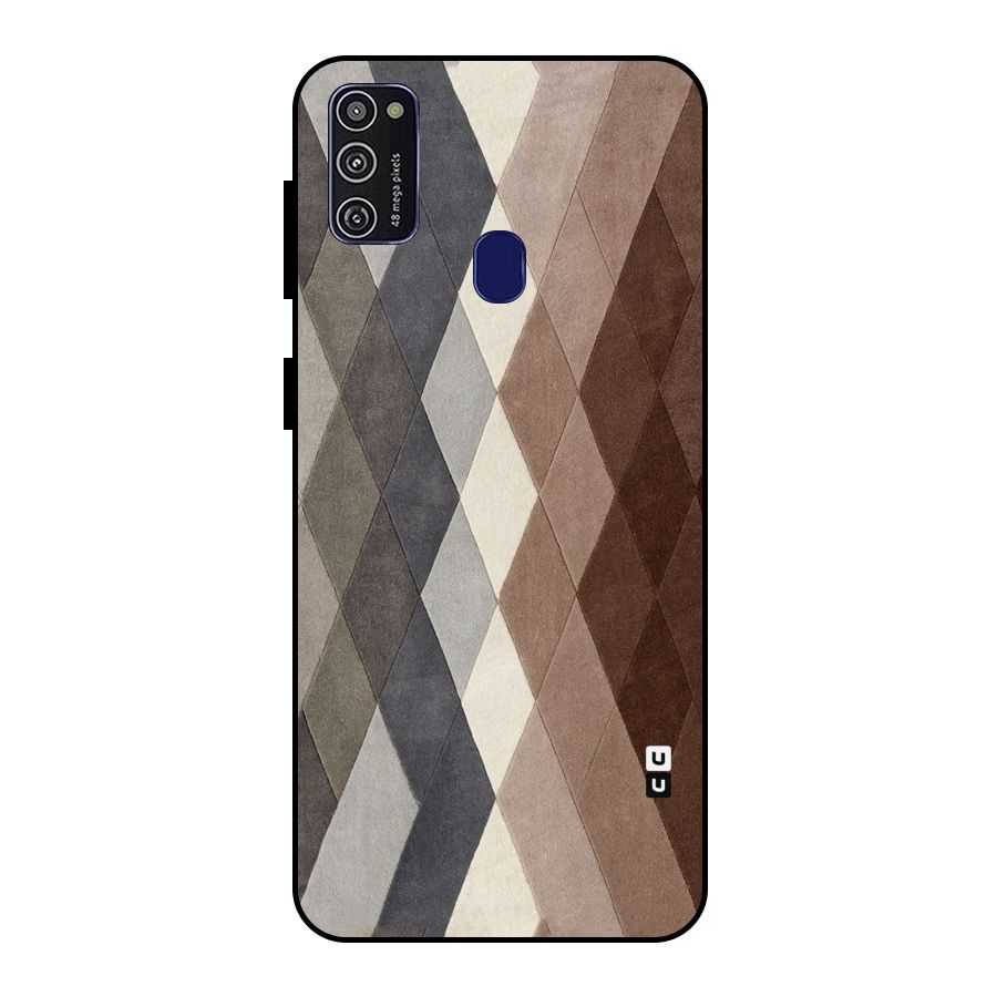 Beautiful Shades Of Diamonds Metal Back Case for Galaxy M30s