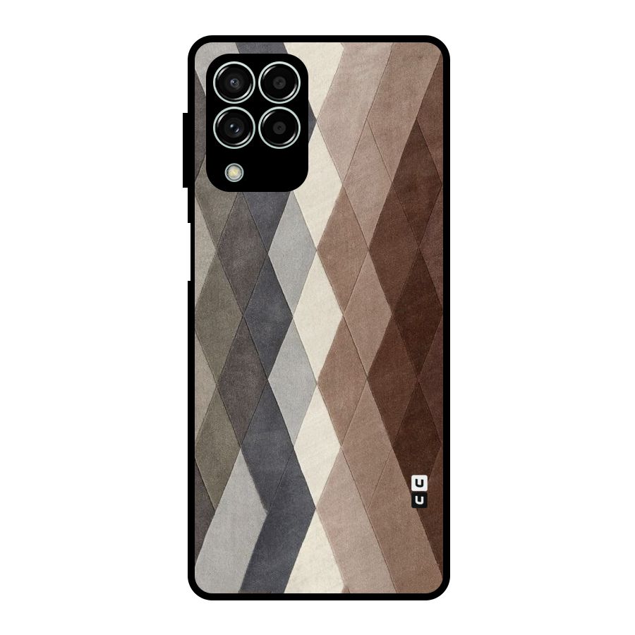 Beautiful Shades Of Diamonds Metal Back Case for Galaxy M33