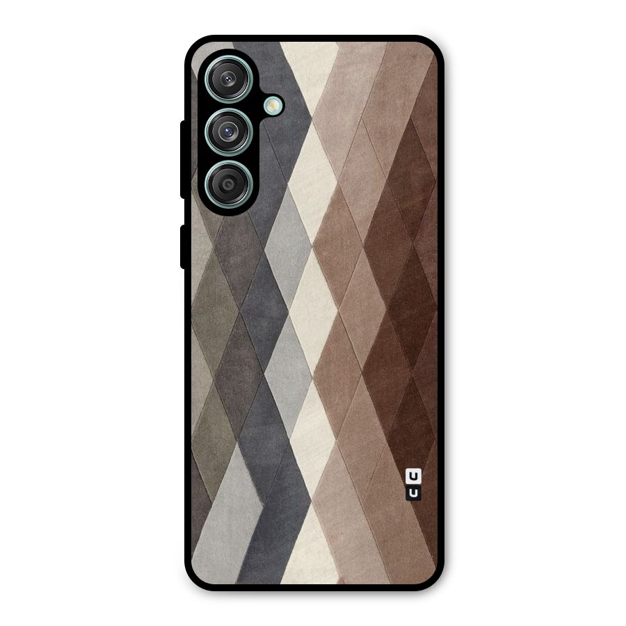Beautiful Shades Of Diamonds Metal Back Case for Galaxy M55 5G