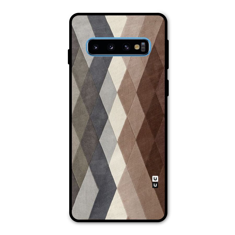 Beautiful Shades Of Diamonds Metal Back Case for Galaxy S10