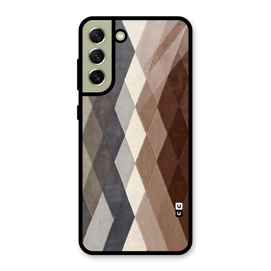 Beautiful Shades Of Diamonds Metal Back Case for Galaxy S21 FE 5G (2023)