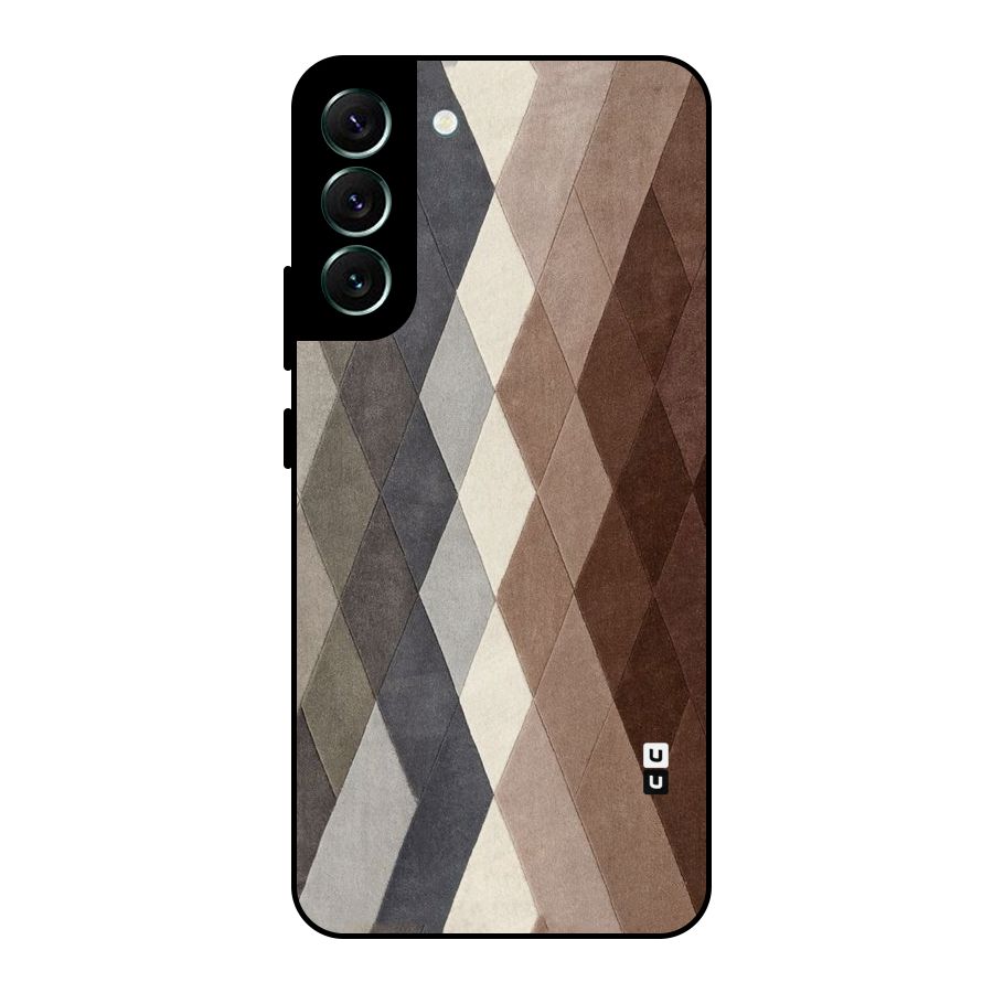 Beautiful Shades Of Diamonds Metal Back Case for Galaxy S22 Plus 5G