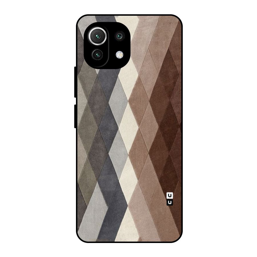 Beautiful Shades Of Diamonds Metal Back Case for Mi 11 Lite
