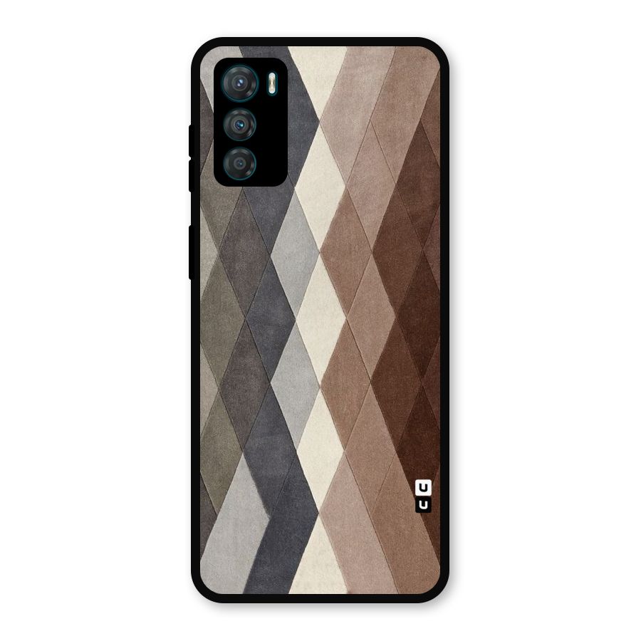 Beautiful Shades Of Diamonds Metal Back Case for Moto G42