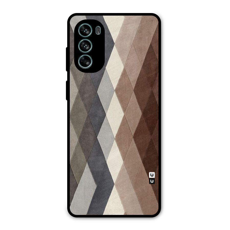 Beautiful Shades Of Diamonds Metal Back Case for Moto G62