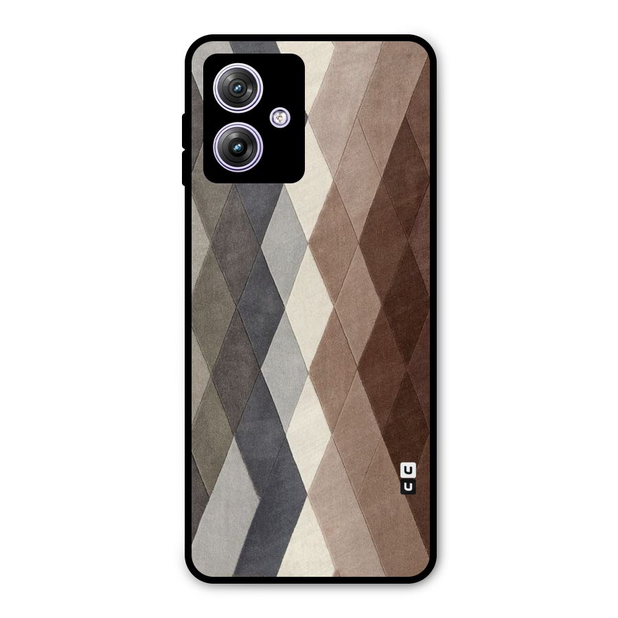 Beautiful Shades Of Diamonds Metal Back Case for Moto G64