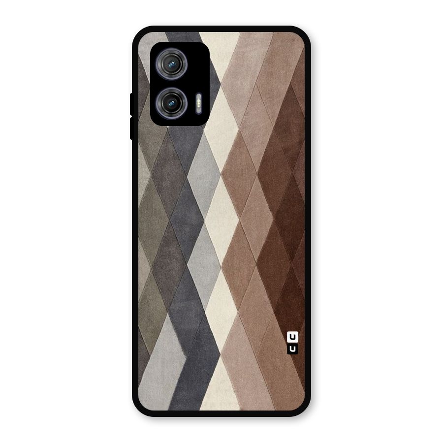 Beautiful Shades Of Diamonds Metal Back Case for Moto G73