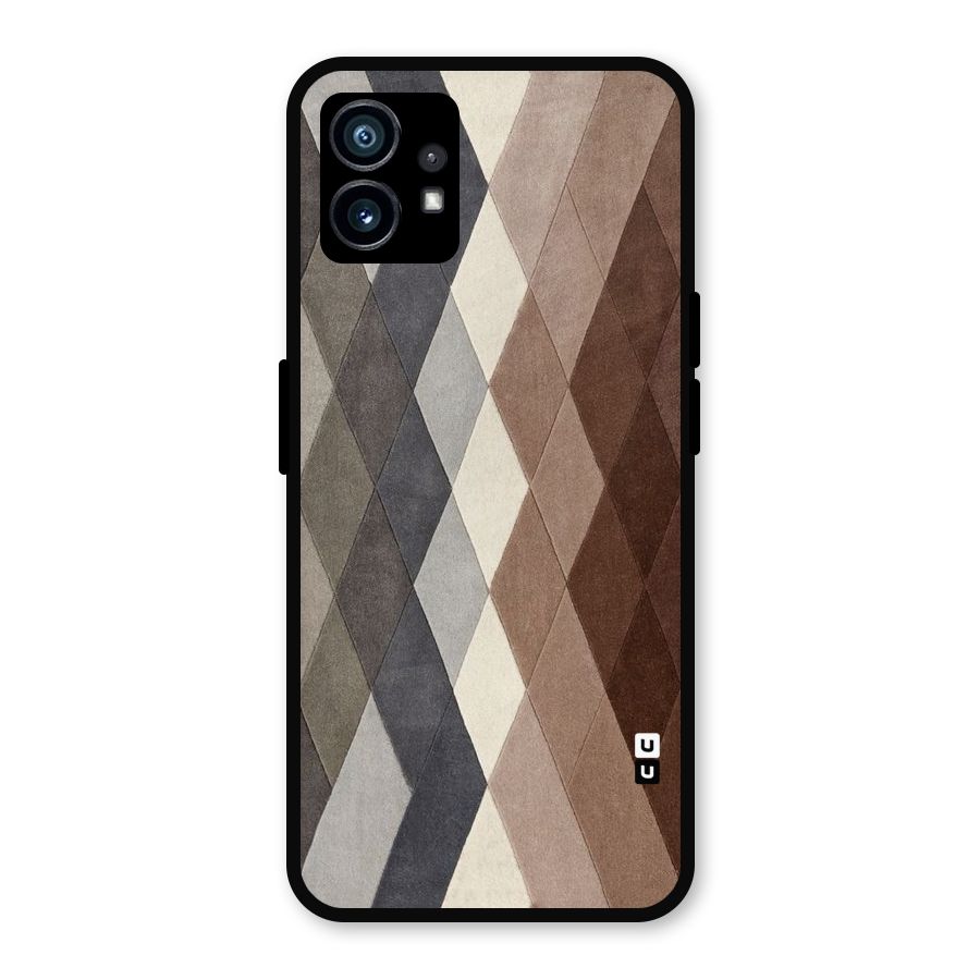 Beautiful Shades Of Diamonds Metal Back Case for Nothing Phone 1