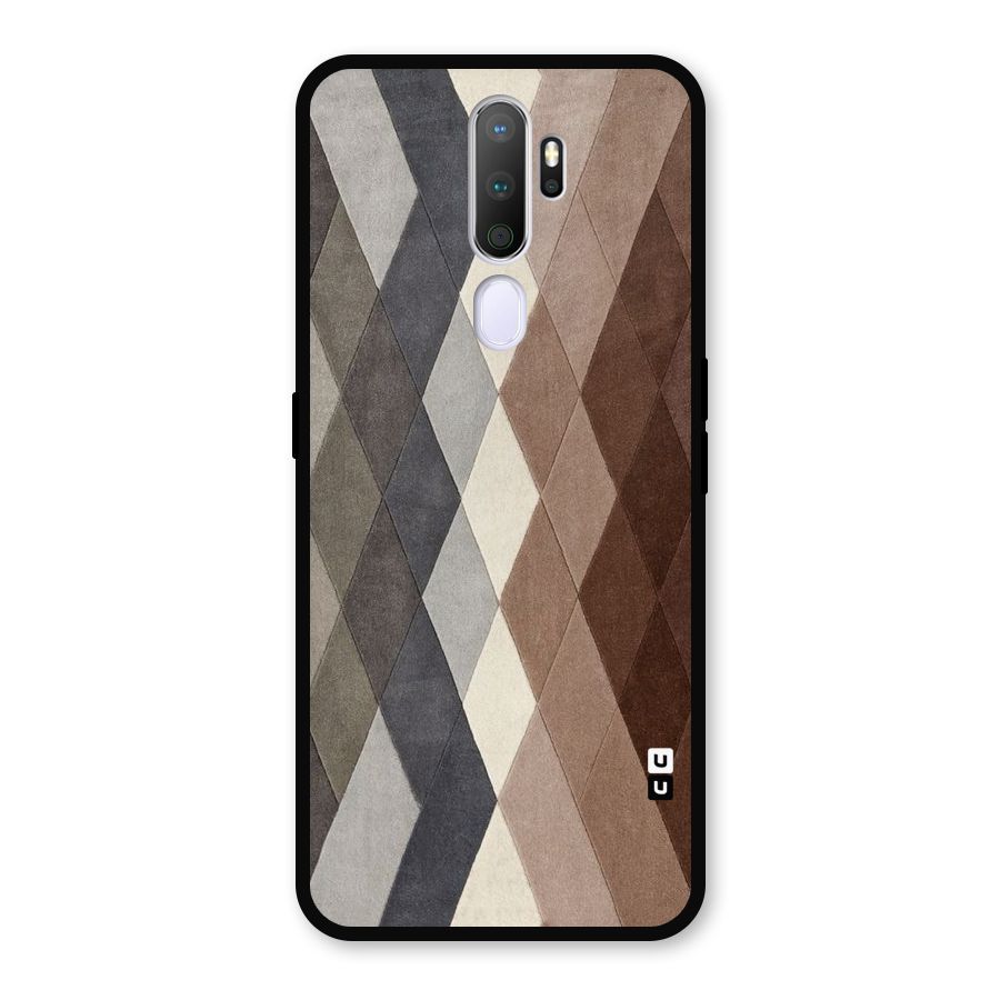 Beautiful Shades Of Diamonds Metal Back Case for Oppo A9 (2020)