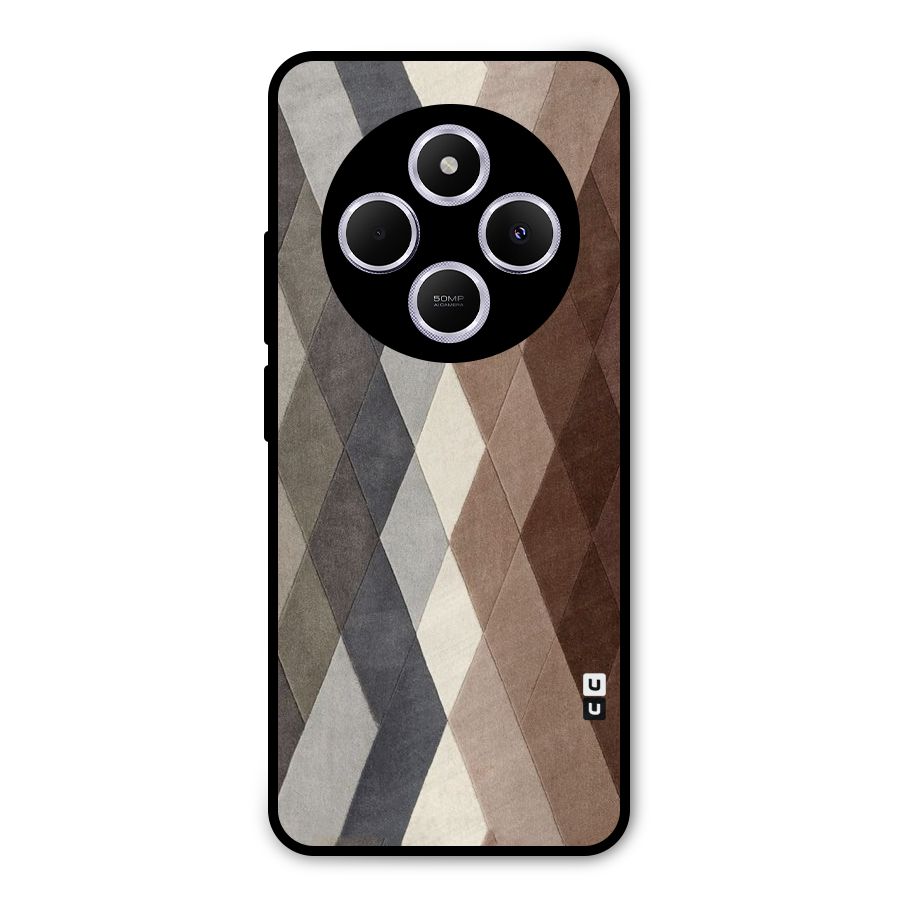 Beautiful Shades Of Diamonds Metal Back Case for Poco C75 5G