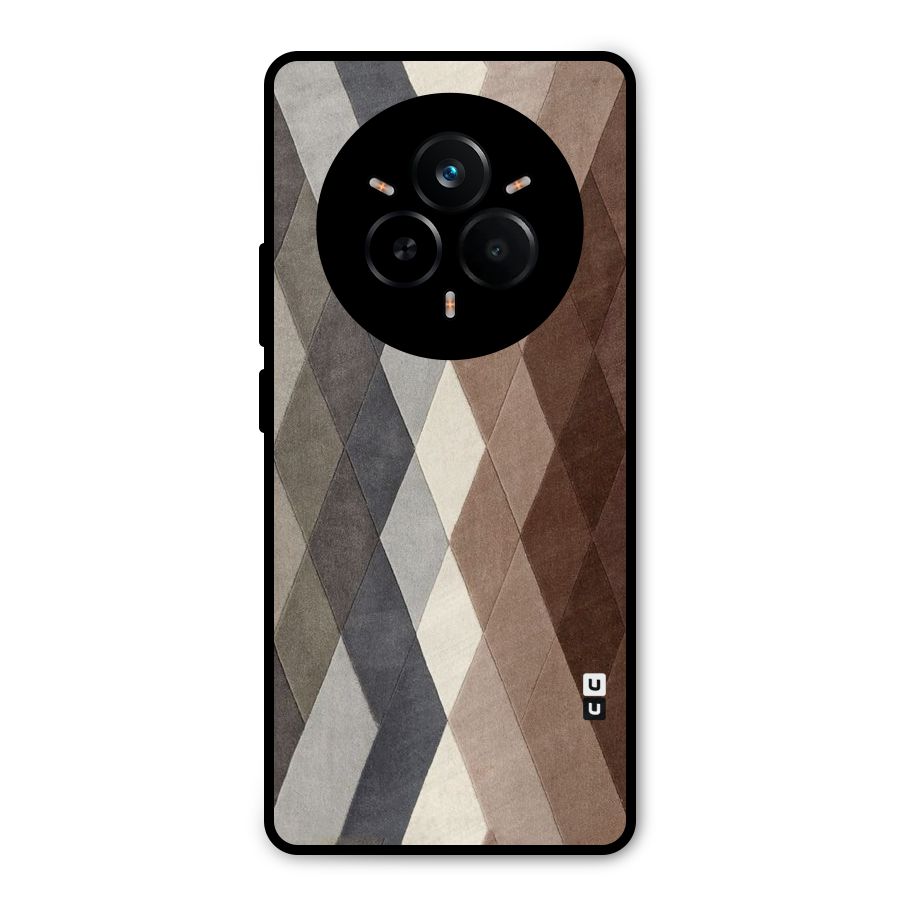 Beautiful Shades Of Diamonds Metal Back Case for Realme 14 Pro