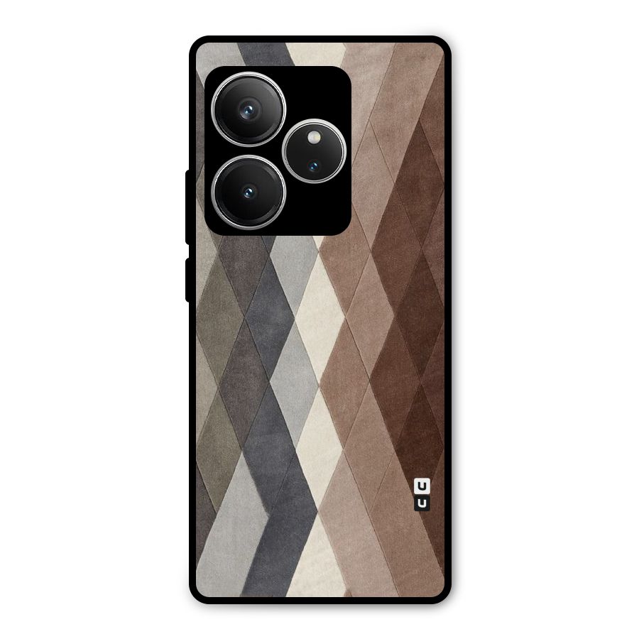 Beautiful Shades Of Diamonds Metal Back Case for Realme GT 6
