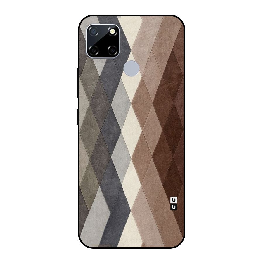 Beautiful Shades Of Diamonds Metal Back Case for Realme Narzo 20