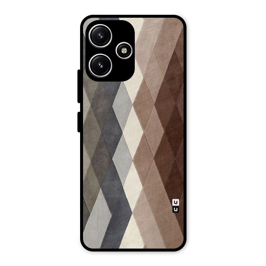 Beautiful Shades Of Diamonds Metal Back Case for Redmi 12 5G