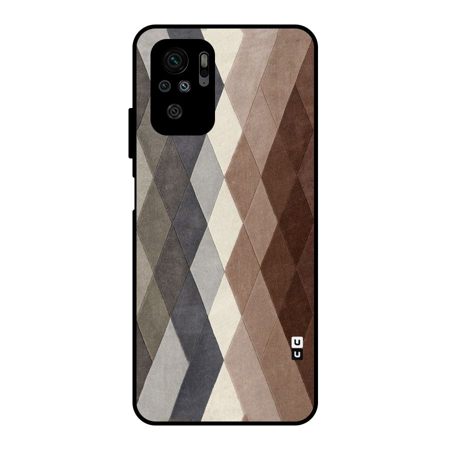 Beautiful Shades Of Diamonds Metal Back Case for Redmi Note 10S