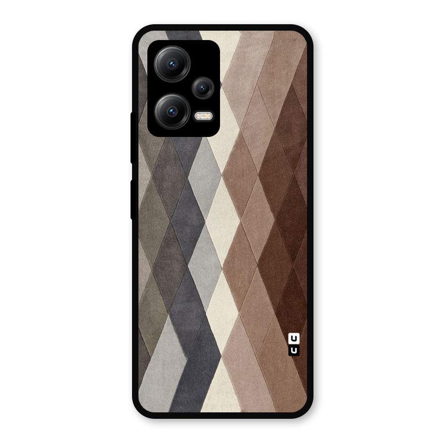 Beautiful Shades Of Diamonds Metal Back Case for Redmi Note 12 5G