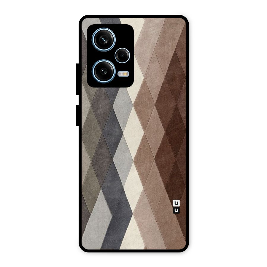 Beautiful Shades Of Diamonds Metal Back Case for Redmi Note 12 Pro